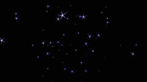 Magic Stars - V -Blue Vortex - Spinning Loop - 4K - UHD Stock Footage 56536714