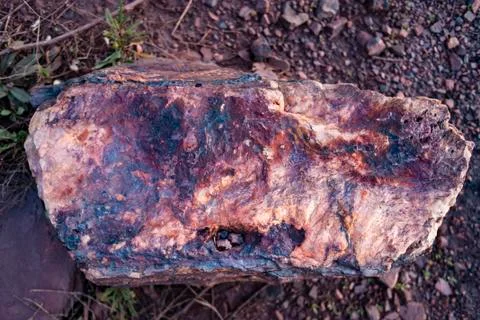 The magic stone. Nature pattern. Stock Photos