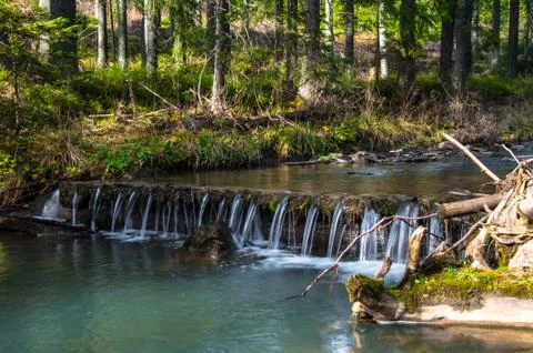 Magic stream waterfall Foto stock