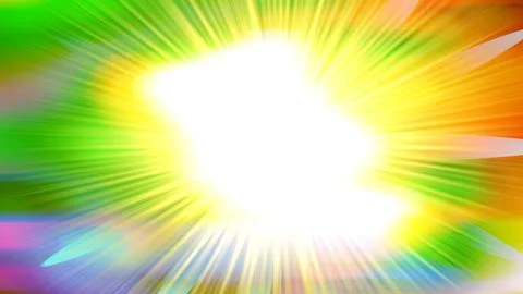 Magic Sun Flash Effect Stock Illustration