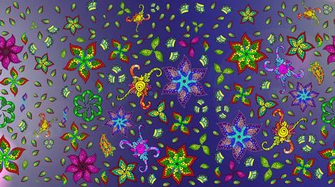 Magic super cute abstract and nice picture 库存插图