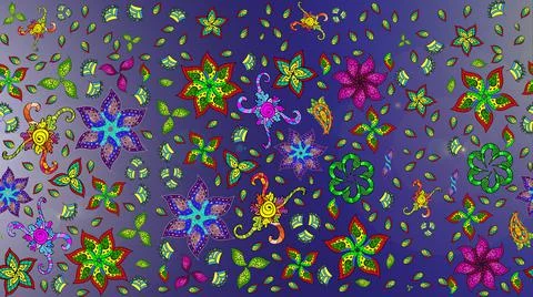 Magic super cute abstract and nice picture Stock Illustration