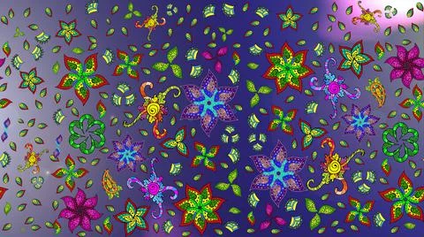 Magic super cute abstract and nice picture Stock Illustration