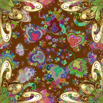Magic super cute abstract and nice picture Illustrazione stock