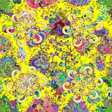 Magic super cute abstract and nice picture Illustrazione stock