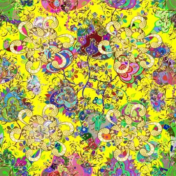Magic super cute abstract and nice picture Illustrazione stock