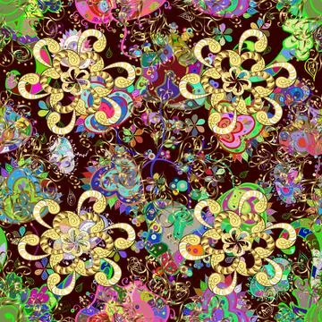 Magic super cute abstract and nice picture Illustrazione stock