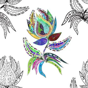 Magic super cute abstract and nice picture Illustrazione stock