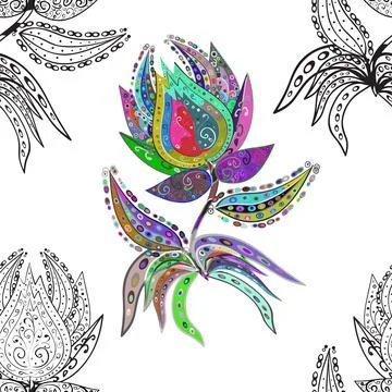Magic super cute abstract and nice picture Illustrazione stock