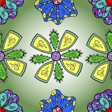 Magic super cute abstract and nice picture Illustrazione stock