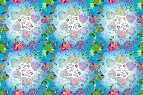 Magic super cute abstract and nice picture Stock Illustration
