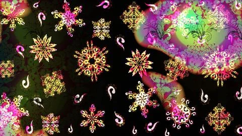 Magic super cute abstract and nice picture Stock Illustration