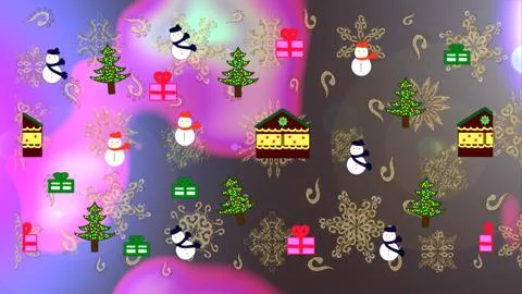 Magic super cute abstract and nice picture Stock Illustration