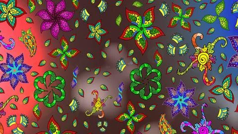Magic super cute abstract and nice picture Illustrazione stock