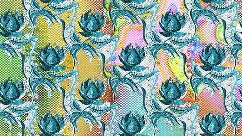 Magic super cute abstract and nice picture Stock-Illustration