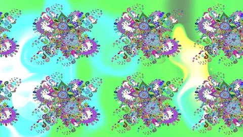 Magic super cute abstract and nice picture Stock Illustration