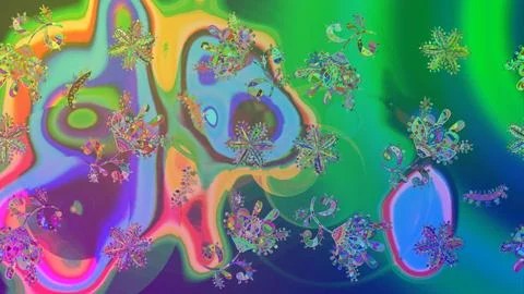 Magic super cute abstract and nice picture Illustrazione stock