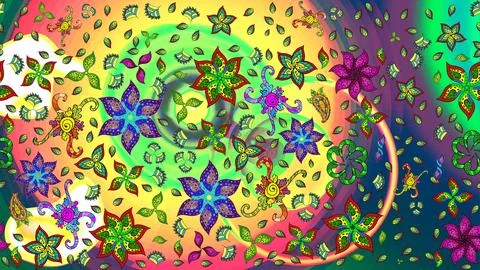 Magic super cute abstract and nice picture Stock Illustration