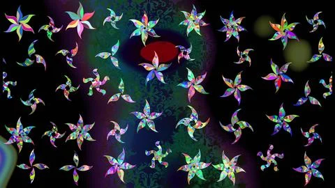 Magic super cute abstract and nice picture Stock-Illustration