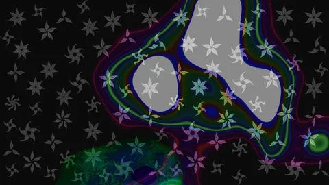 Magic super cute abstract and nice picture Stock Illustration