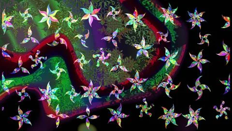 Magic super cute abstract and nice picture Stock Illustration