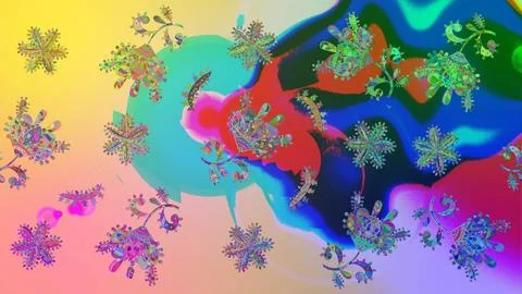 Magic super cute abstract and nice picture Stock Illustration