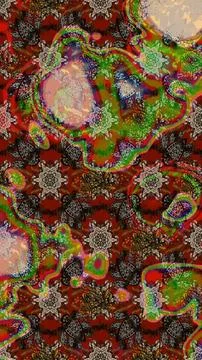 Magic super cute abstract and nice picture Illustrazione stock