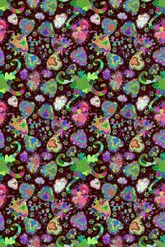 Magic super cute abstract and nice picture Illustrazione stock
