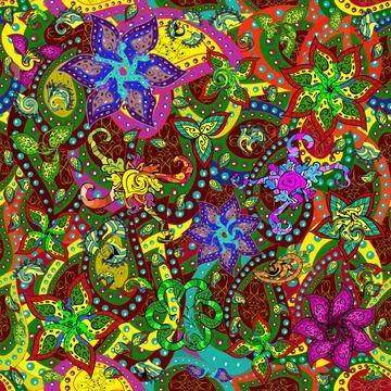 Magic super cute abstract and nice picture Stock Illustration