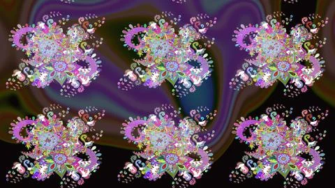 Magic super cute abstract and nice picture 库存插图