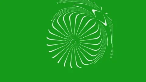 Magic swirl pattern motion graphics with green screen background Stock Footage 193995739