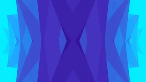 Magic symmetrical 3d rendering seamless loop animation geometric background HD Stock Footage 204083068