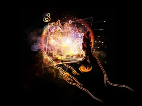 Magic of Technology Stock Illustration