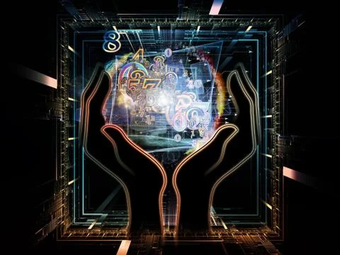 Magic of Technology Illustrazione stock