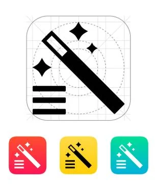 Magic text icon Stock Illustration