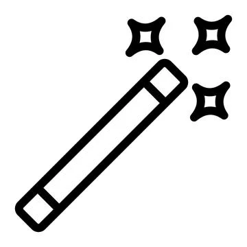 Magic tool Vector Icon Design Illustration Illustrazione stock