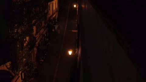 Magic Town at Night Stock Footage 128148388