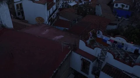 Magic Town Tild Up Stock Footage 128147537