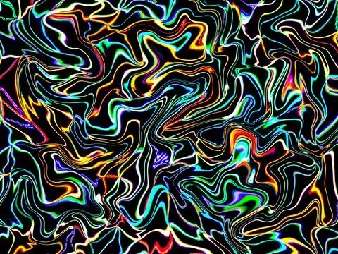 Magic transformation. Abstract multicolor banner. Bright modern background Stock Illustration