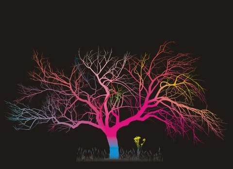 Magic Tree Stock Illustration
