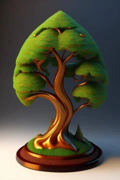 Magic tree Illustrazione stock