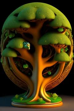 Magic tree Illustrazione stock