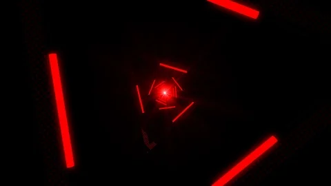 Magic triangle, endless tunnel, video loop. Vídeo Stock 103984037