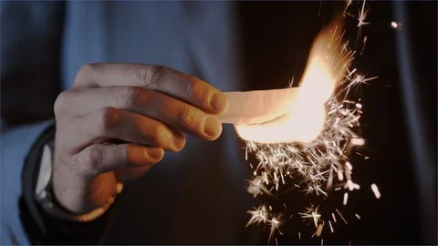 Magic Trick Burning coin reveal Stock Footage 101415817