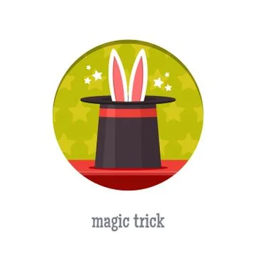 Magic trick icon Stock Illustration