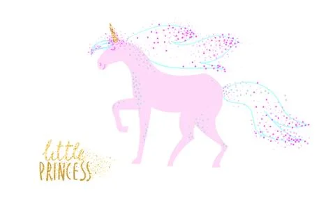 Magic Unicorn Stock Illustration