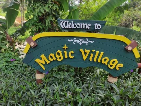 Magic village Stock Photos
