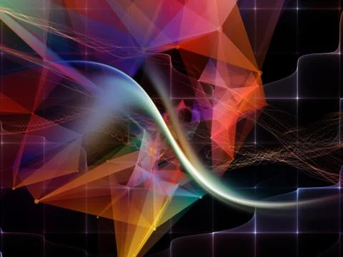 Magic of Virtual World Stockillustratie