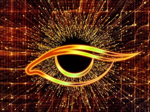 Magic of Visual Information 스톡 일러스트