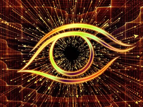 Magic of Visual Information Stock Illustration